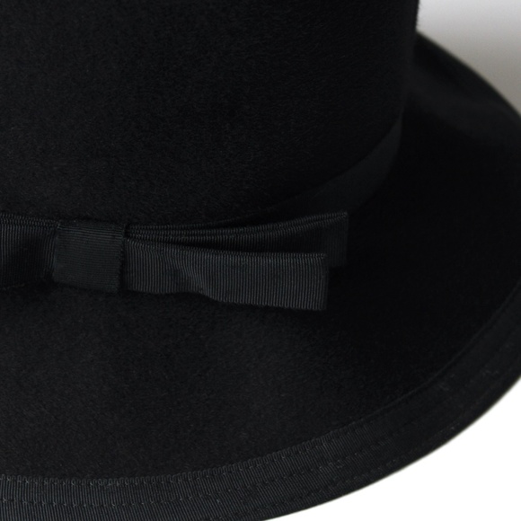 1950s Henry Pollack jet black felted wool hat main image 8